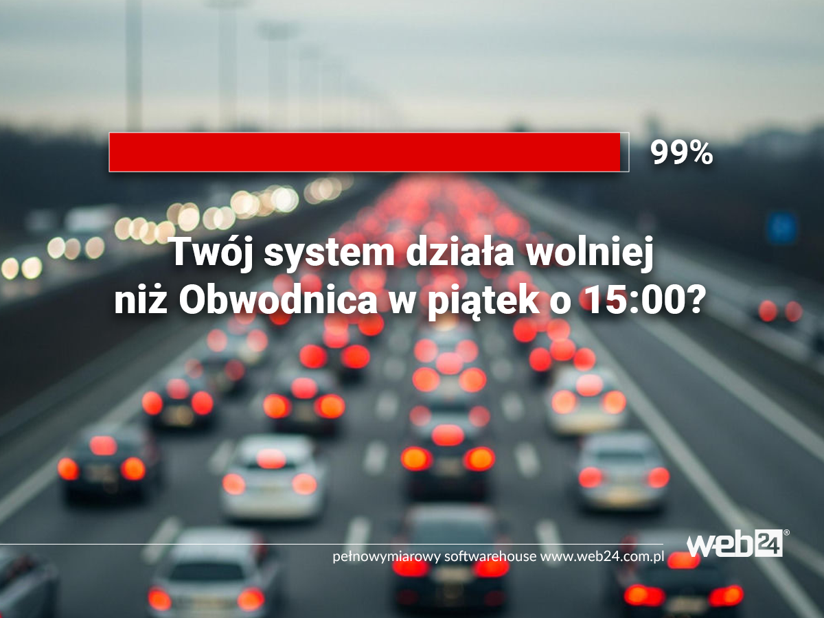 Trójmiejskie korki i wolne systemy. Dlaczego wydajność oprogramowania kosztuje więcej, niż myślisz?